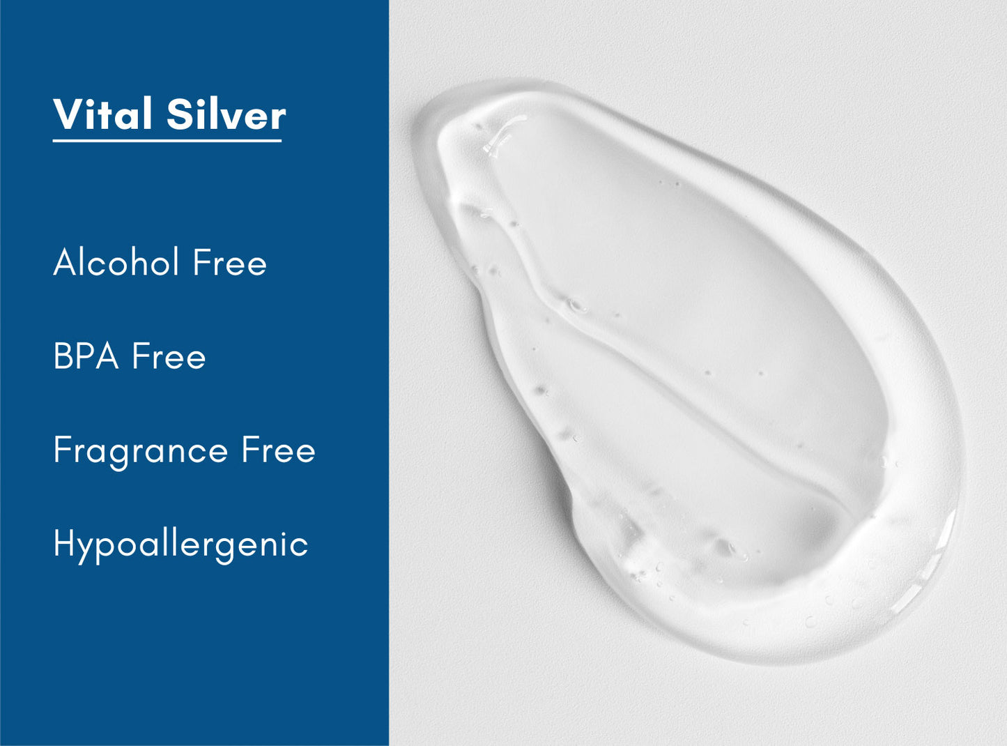 VITAL SILVER REPAIR - Nano Silver Therapeutic Topical Gel - Supports Natural Healing (1.5oz)
