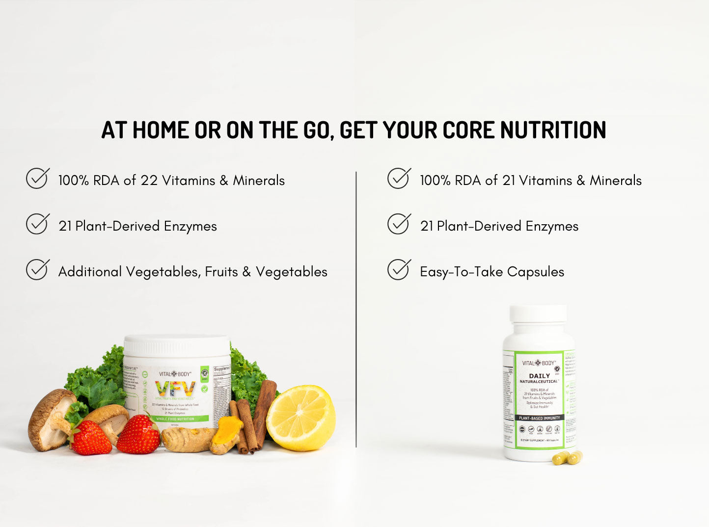 DAILY NATURALCEUTICAL - ESSENTIAL SUPERFOOD CAPSULES WITH PRE-PRO-POSTBIOTICS - 30 SERVINGS