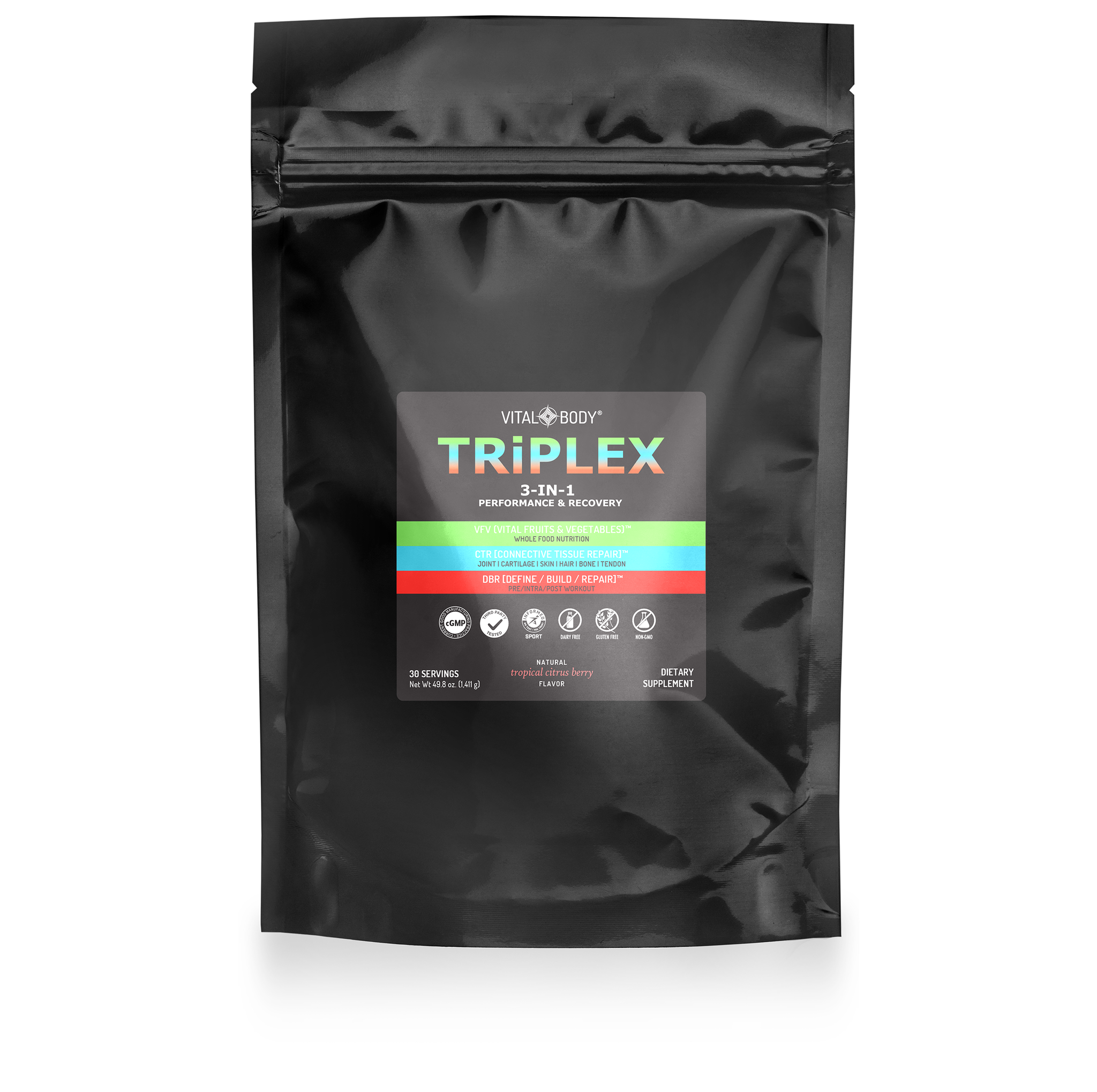VITAL BODY Triplex - 3-in-1 Functional Nutrition System for Performanc ...