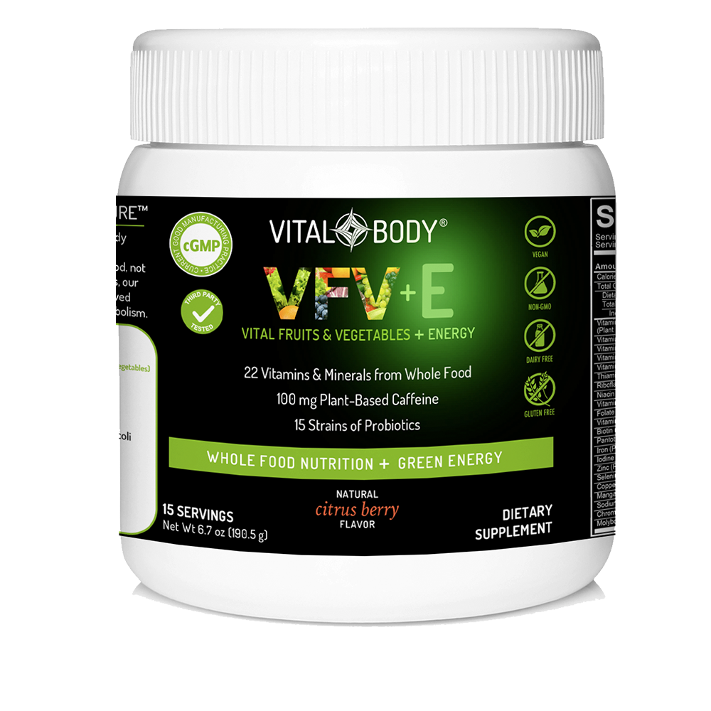 SUPERCHARGED PLANTBASED ENERGY & SUPERFOOD POWDER15 Servings Vital